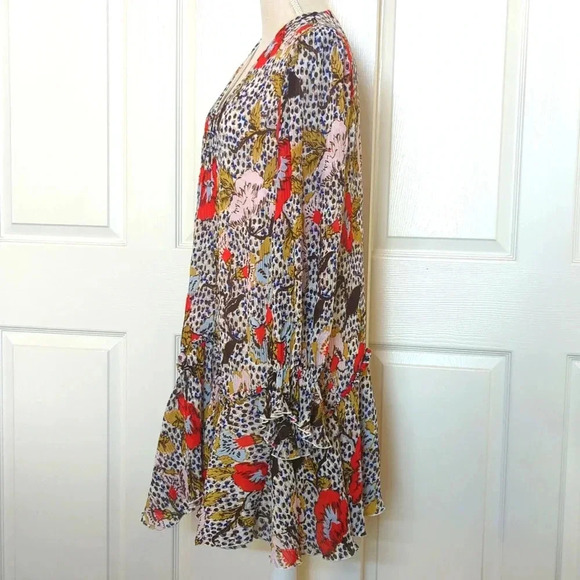 Diane Von Furstenberg Kacie Floral Leopard Dress - Picture 6 of 10